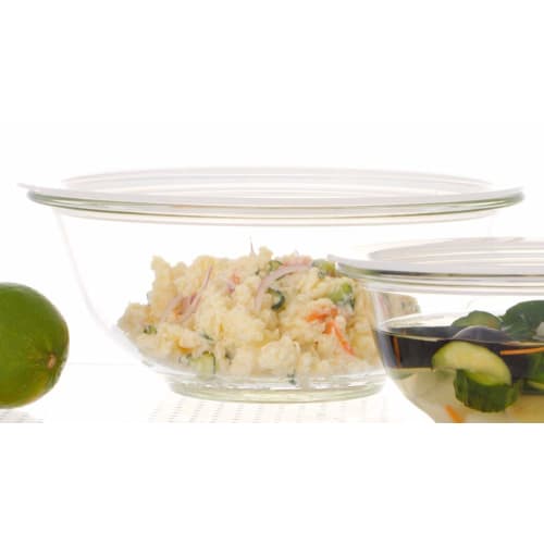 Iwaki KB325F-CL Heat-Resistant Glass Microwave Cover for 2.5L Bowls
