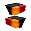 Tractor Taillights Front and Rear Combination Light Compatible with Sonalika Indofarm and Universal Pack of 4