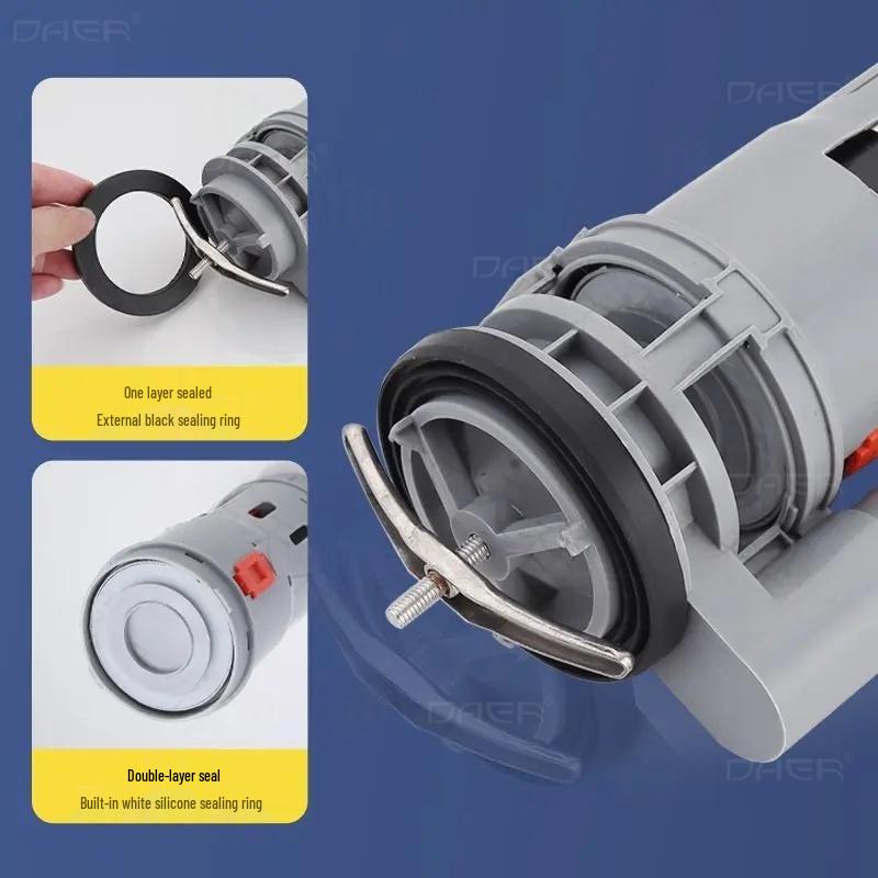 Universal Toilet Inlet & Drain Valve Seal - Silicone Rubber Gasket & Washer Ring