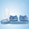 3 in 1 Dogs Feeder Cat Food Water Bowl No-Spill Feeder Bowl Water Bottle