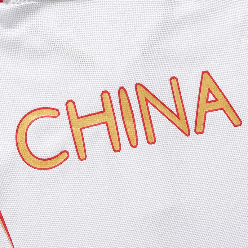 Unisex Customized Chinese Team Lapel T-Shirt for Athletes - National Uniform & Taekwondo Coach Workwear, Polo Style, Short-Sleeve Summer Top.