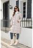 Women's Winter Hooded Slim-fit Mid-length Cotton Jacket