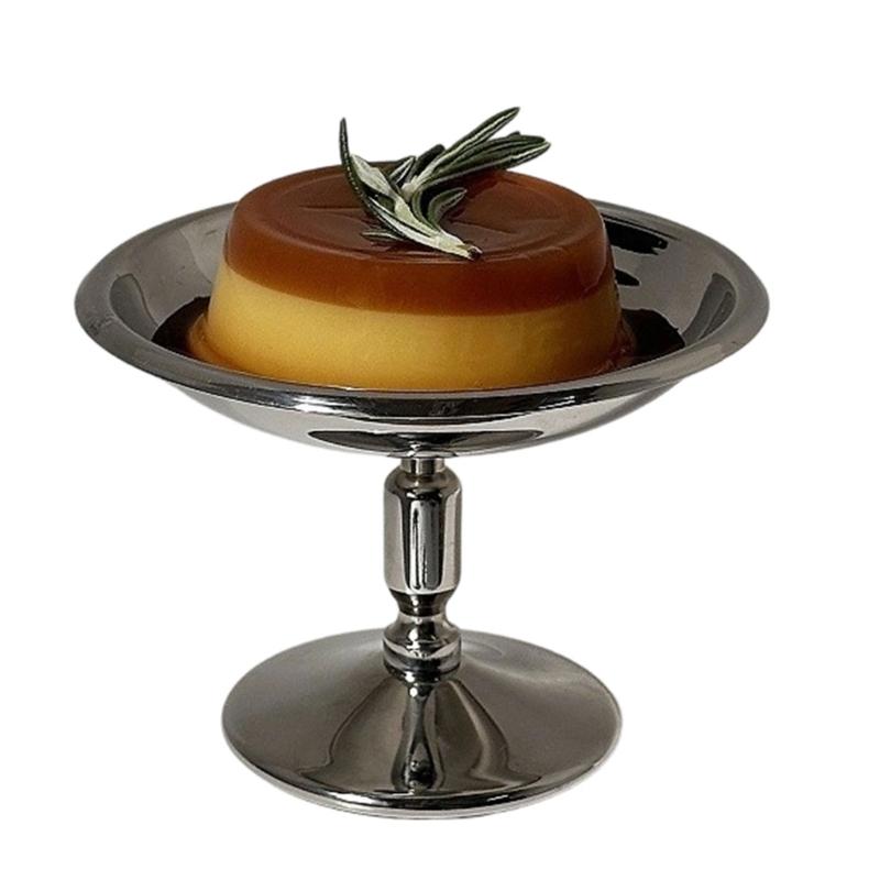 Multipurpose Stainless Steel Goblet Suitable for Dessert Salads and Drink High Foot Styles Serving Cup