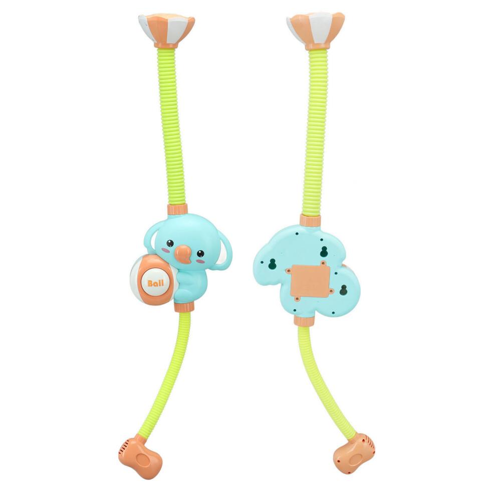 Baby Elephant Shower Pump Toy, Water Play Bathtub Toy, Plastic
