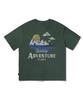 Peullukeu Mountain Adventure Crack Short Sleeve T-Shirt Blue Green Fst736