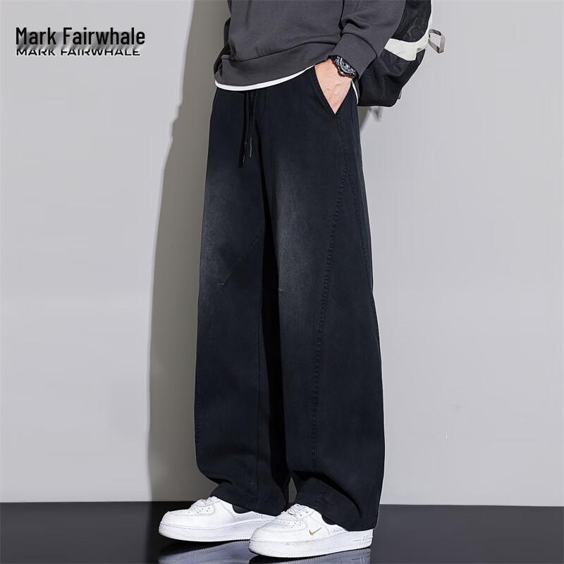 

MARK FAIRWHALE Men s Loose Fit Workwear Curved Leg Pants 3XL
