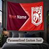 Custom Name Text Tapestry,Ipswich Town Decorative Wall Hanging, Background Tapestry For Home Bedroom