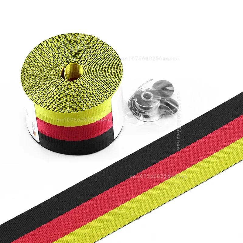 New 3.6M*4.8CM Car Modified Seat Belt Wide High Quality Personalized Decorative Color Universal Car Interior Fixe