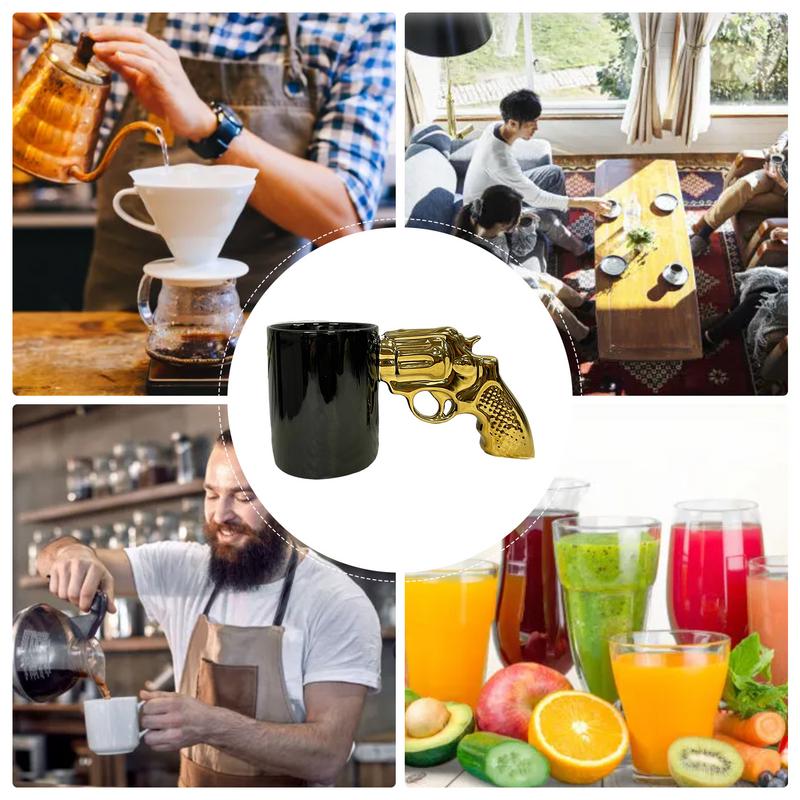 Cool Coffee Cups Creative Ceramic Water Drinking Mug Comfortable Grip Novelty Coffee Mug for Hot Coffee Wine Whiskey Ice Cream