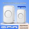 Wireless Doorbell with Remote Control and Plug-in Receiver for Home Entryway and Elderly Call Assistance