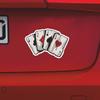Car Window Stickers Playing Cards Vinyl Stickers Motorcycle Car Decoration