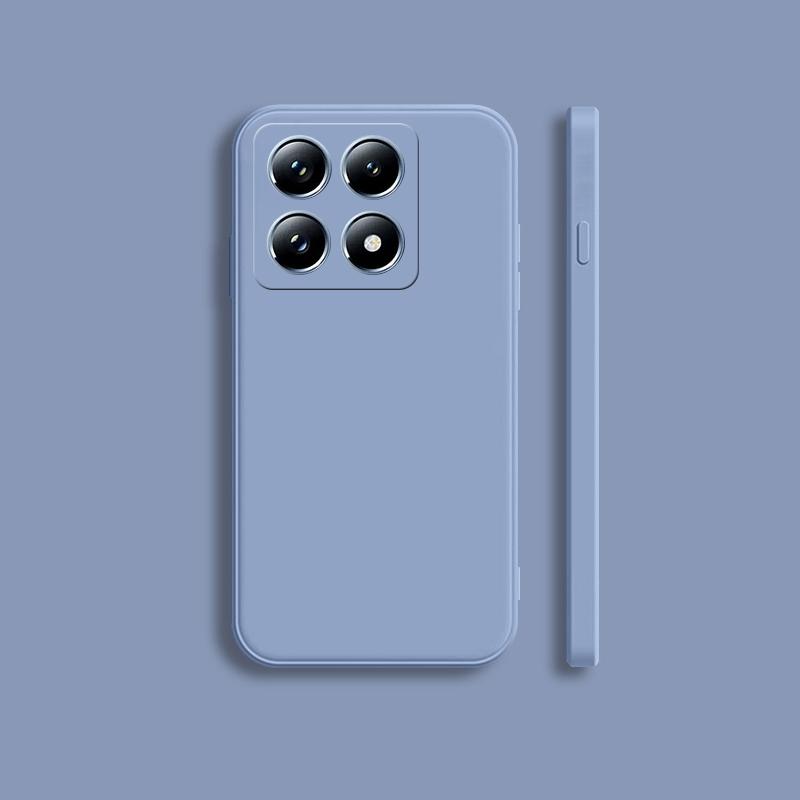 Čtvercový ochranný kryt na telefon z tekutého silikonu Pro Xiaomi Mi 14T 14 T Pro Kryt Pro Xiaomi 15T 15 T Pro Kryty