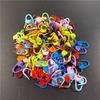 50-500pcs Mix Color Plastic Resin Small Clip Locking Stitch Markers Crochet Latch Knitting Tools Needle Clip Hook Sewing Tool