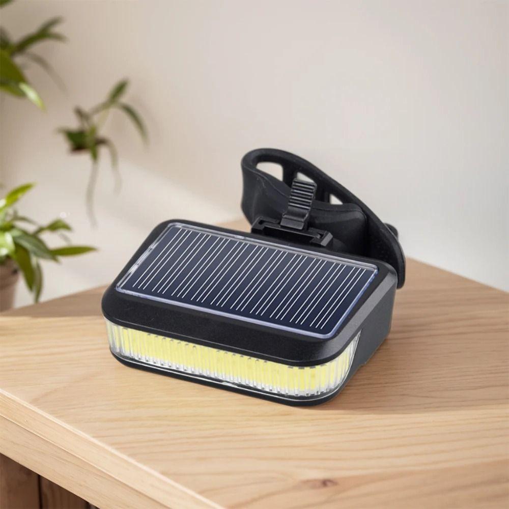 Waterproof Bike Solar Taillights 6 Gears Emergency Warning Lights  Mountain Road Bike