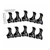10 Pieces Sound Hole Pickguard Self Guitar Cover Shielded Grape