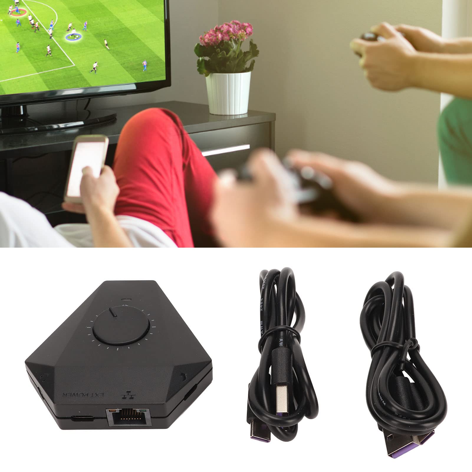 

Vbestlife USB Keyboard Mouse Converter for PS5 Game Adapter High Speed Wired Network for for for Chronos XIM, Titan,
