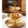 Espositore in Acciaio Inossidabile Vassoio da Portata Multi Livello Torre per Dolci Antiruggine Per Panetterie e Caffetterie