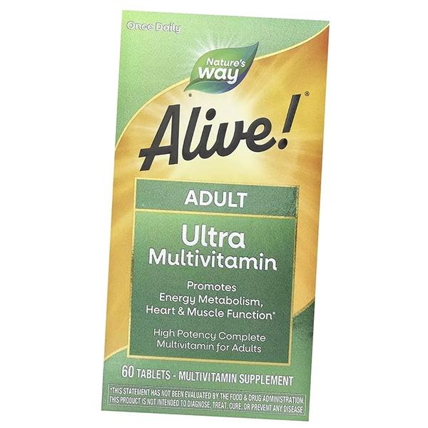 

Multivitamins for adults, Alive! Adult Ultra Multivitamin, Nature s Way 60tab (36344143) 60tab