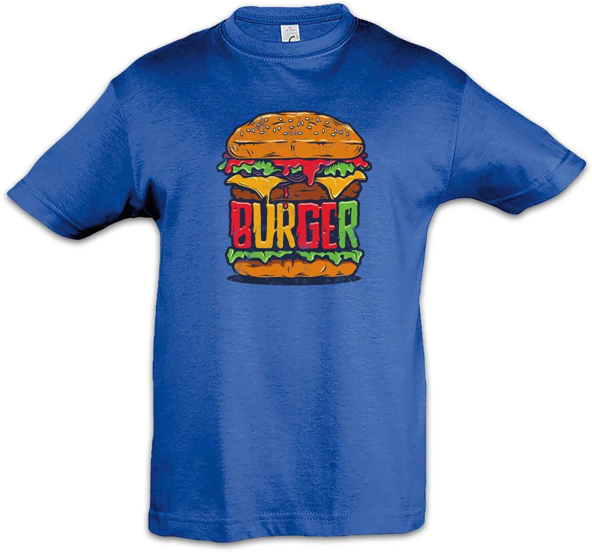 Burger Kids Boys kids boys T-Shirt Barbecue Grill Chef Bun Hamburger Cheeseburger Fun 160