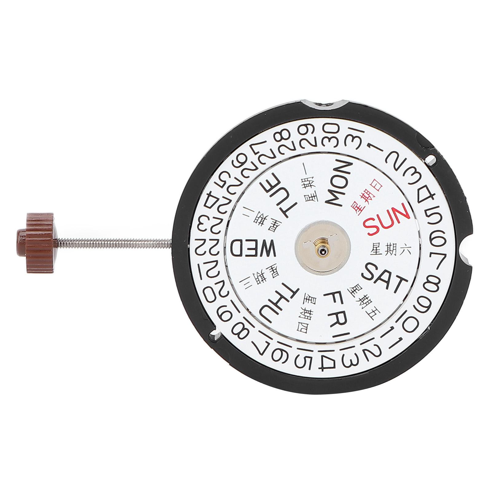 507 Сменный часовой механизм День Дата Календарь Часовой механизм Запасные части для часовщика