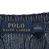 POLO RALPH LAUREN Long sleeve V-neck cable knit L Navy sweater Men's Used