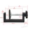 EsiFare Woodworking Clamps of Hardware for Woodworking Hanging Universal Fence Adjustable Metal Maximum Opening Fixing DIY Shelf Fixing Supplies [Set