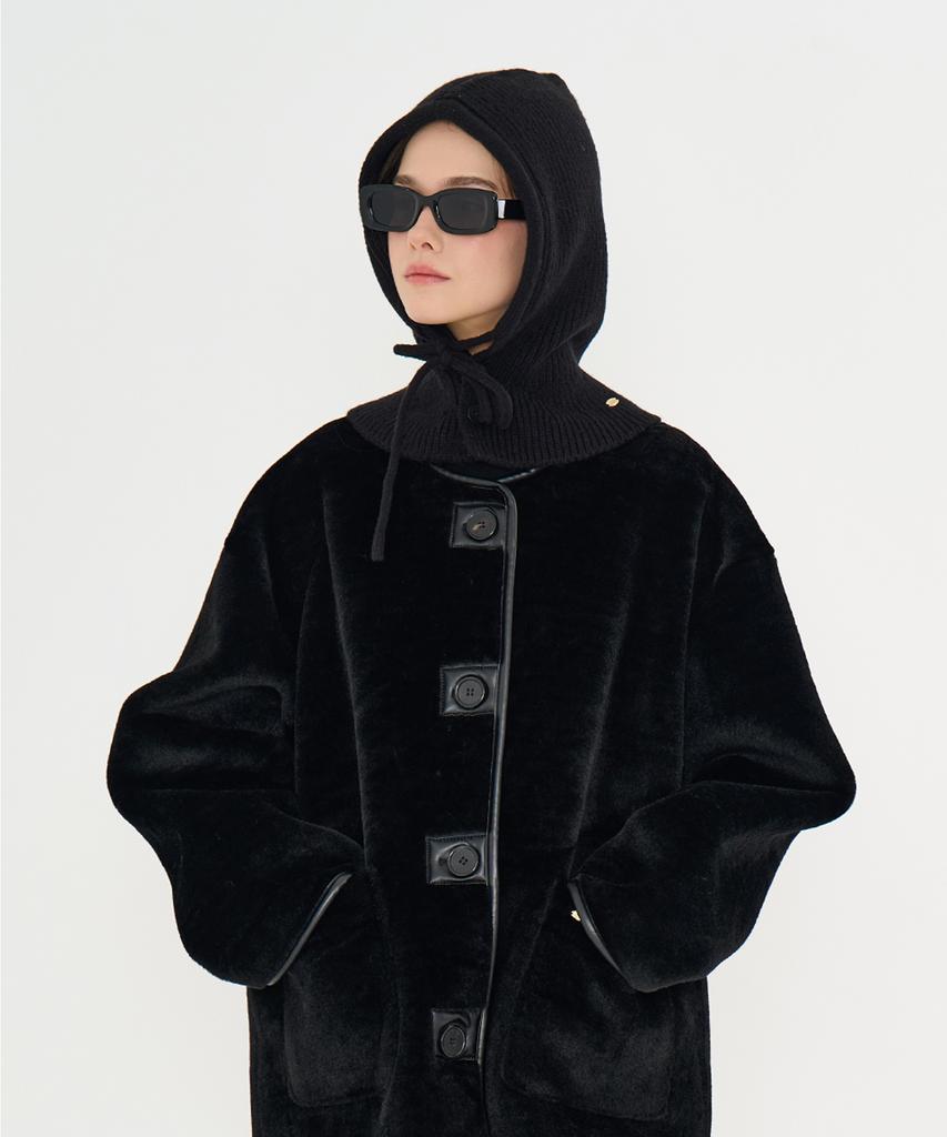 Metapeo Met Wool Cozy Balaclava Black
