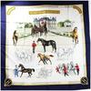 Used Scarf Carre 90 LES HARAS NATIONAUX National Stud Farm Used AB Rank HERMES Women's