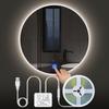 Dimmable Bathroom Vanity Mirror Light COB 5V USB LED Strip Penetrate Mirror Touch Sensor Switch Makeup Mirror Backlight Lighting