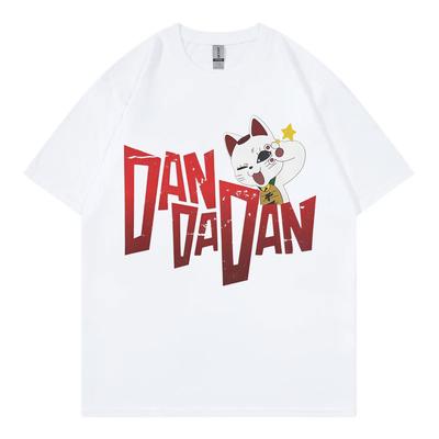 Japan Anime Dandadan Turbo Oma Kat Grafisch T-shirt Mode Cartoon T-shirt Dames Vintage Casual T-shirts
