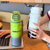 670ml Gradient Double Drink Thermal Water Bottle Outdoor Sports Hot and Cold Stainless Steel Thermos Gym Bottle Large Drinkware