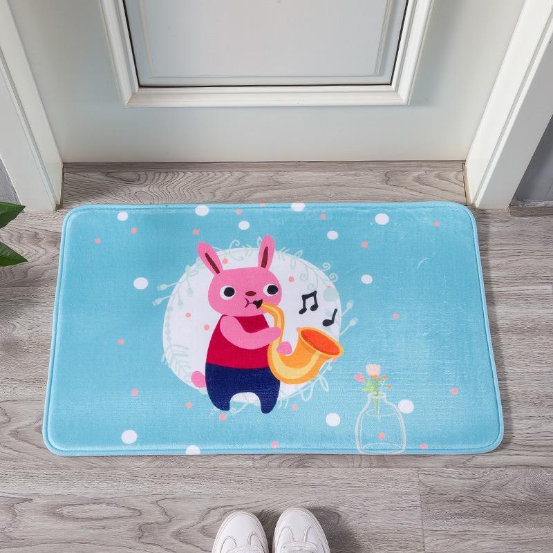 

Kartoon Cat Dog Pattern Small Carpet Floor Doormat Non-Slip Soft Modern Stylish for Living Room Entrance Bedroom Decoration 40x60cm