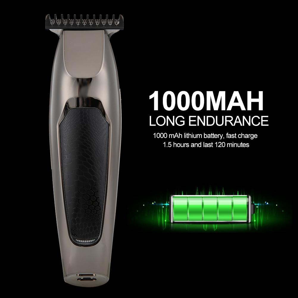 VGR USB Portable Electric Hair Clipper Hair Trimmer Beard Clipper Hair Shaving Tool