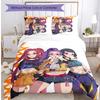 Kpop Demon Hunters Pattern Printed 3PCS Bedding Set, Soft Skin-Friendly Washable Duvet Cover & Pillowcases Set