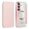 For Samsung Galaxy A36 5G Case Compatible with MagSafe RFID Blocking Card Holder Leather Phone Cover