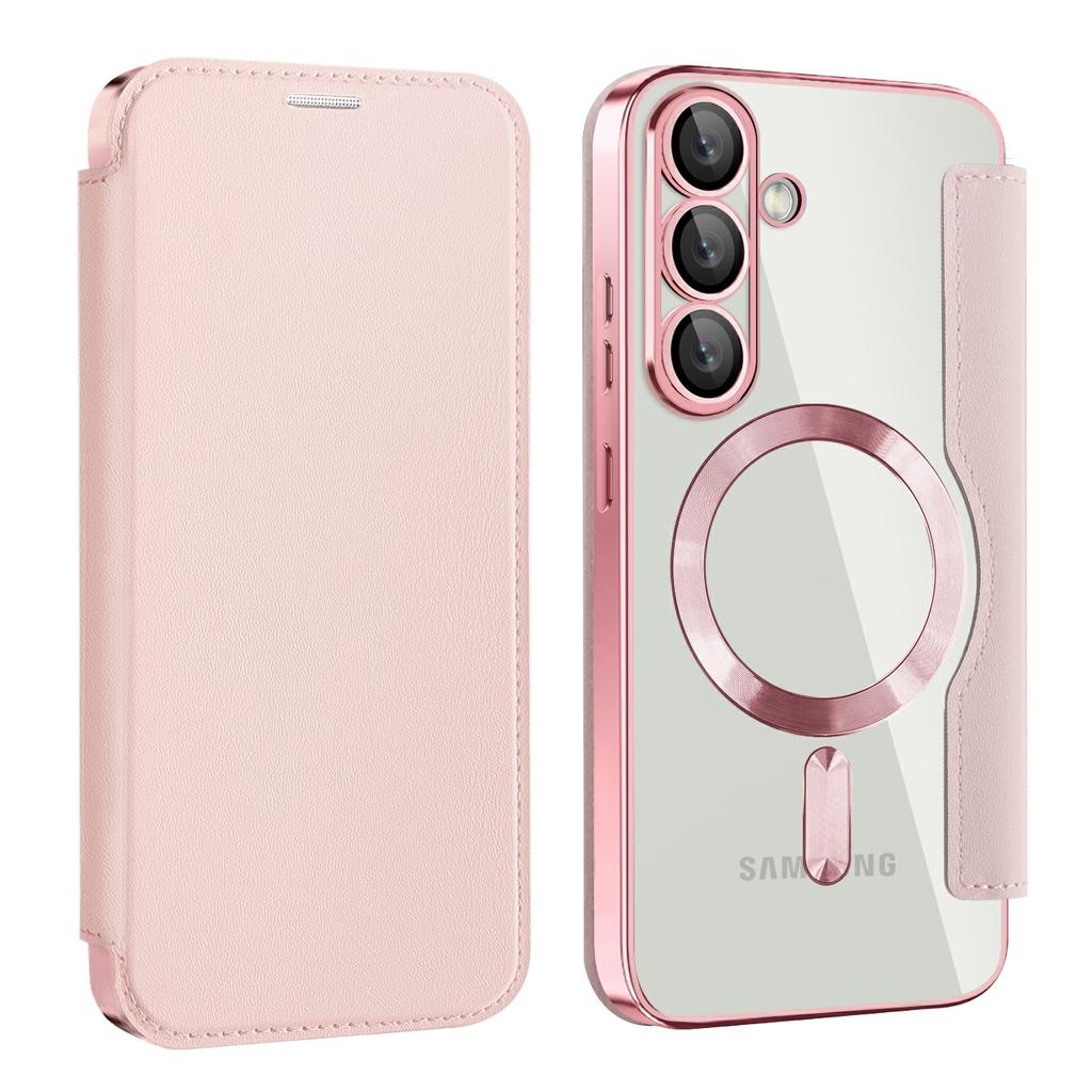 For Samsung Galaxy A36 5G Case Compatible with MagSafe RFID Blocking Card Holder Leather Phone Cover