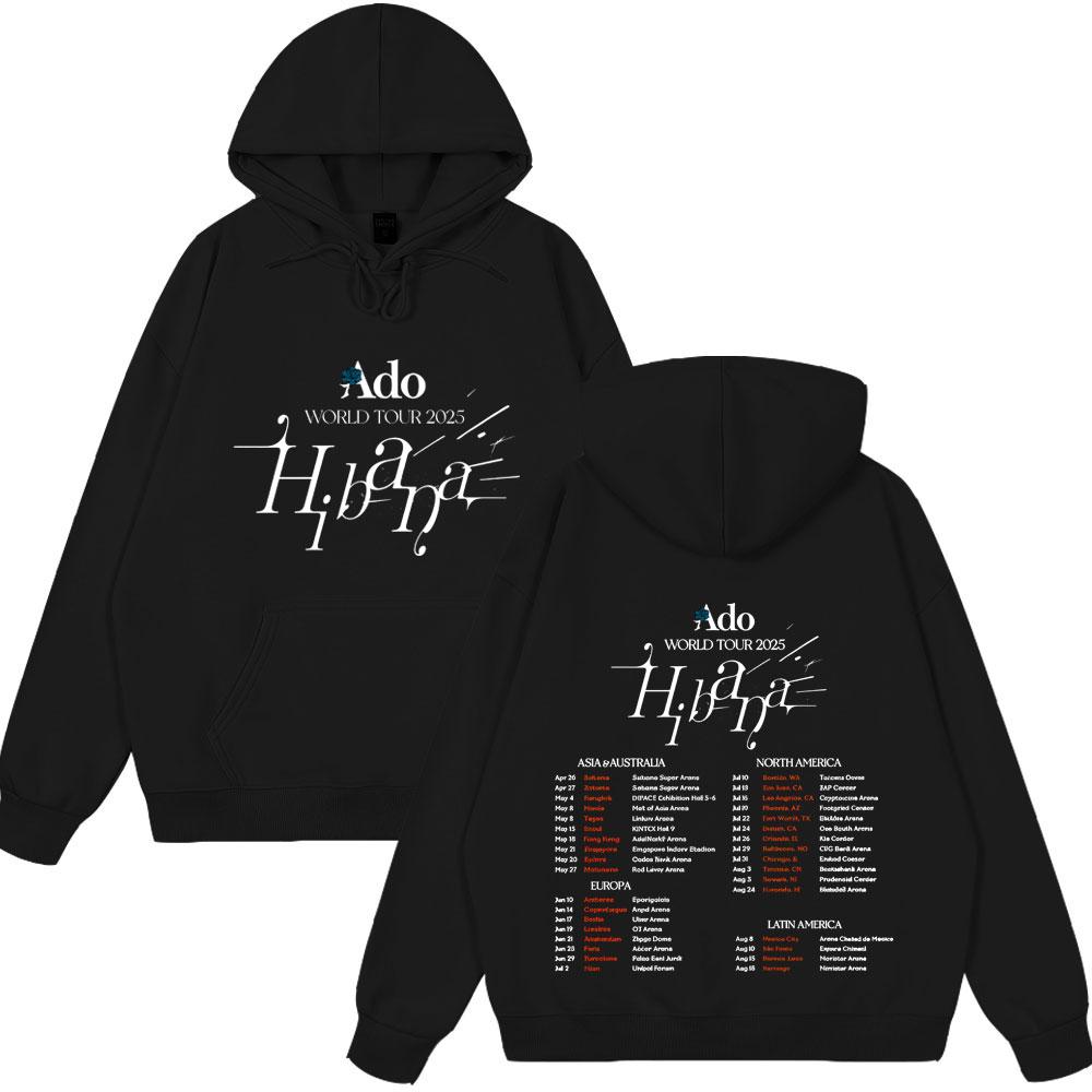 

Ado 2025 World Tour Hibana Hoodies Men Women Clothing Fashion Sweatshirts Japan Style Clothes Hot Sale Couple Punk Streetwears 3XL