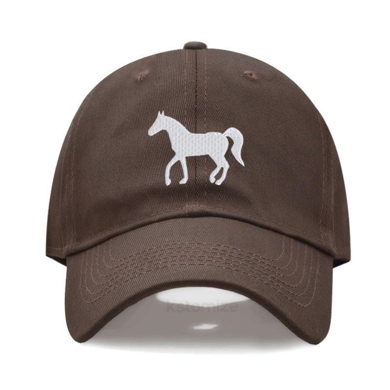 Șapcă de baseball pentru femei Șapcă pentru bărbați Bumbac spălat Broderie cal de desene animate Șapcă tată Șepci sport de golf pentru bărbați Pălării de soare Dropshipping