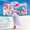 Saiki Print Beach Towel, Large Soft Quick Dry Towel for Beach Camping Swimming