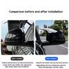 Dla BMW X5 G05 -2025 Wzmocniona osłona lusterka wstecznego w kształcie rogu z zestawem Black Jedi dla efektu czernienia
