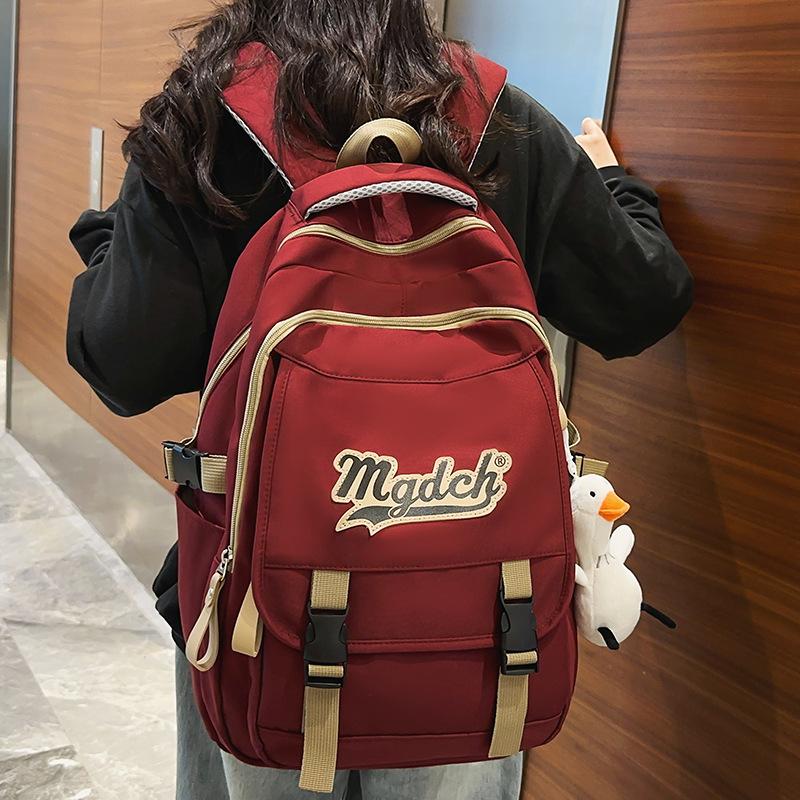 Children's Schoolbags College Students Girls High School Students Large Capacity Backpacks Multi Layer Junior High School Students Backpacks