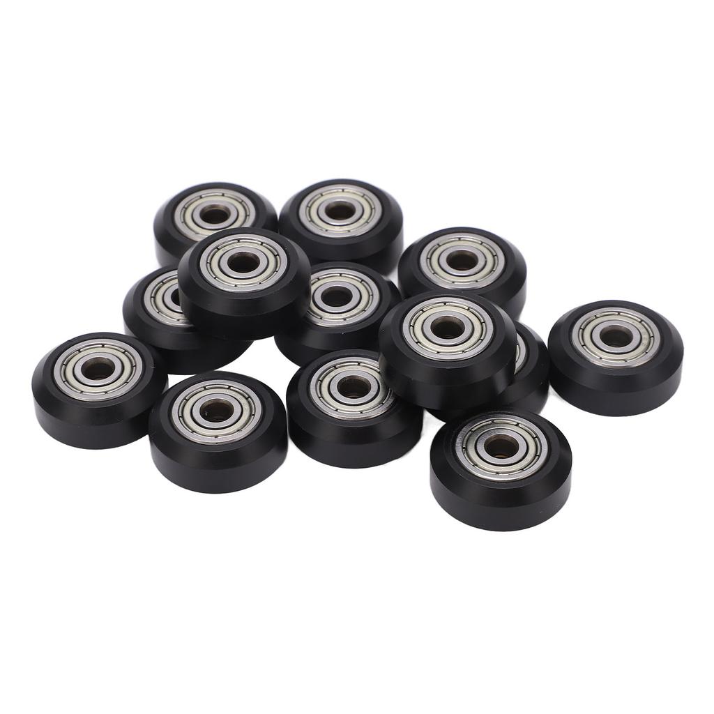 13Pcs 3D Printer Wheel Carbon Steel Bearing POM Pulley Accessory for CNC Machine