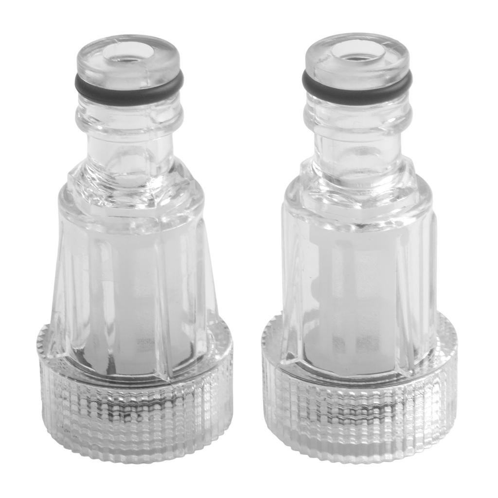 Pressure Washers Water Filter Water filter High Pressure 3cm 140° Attachment Connection High pressure Transparent