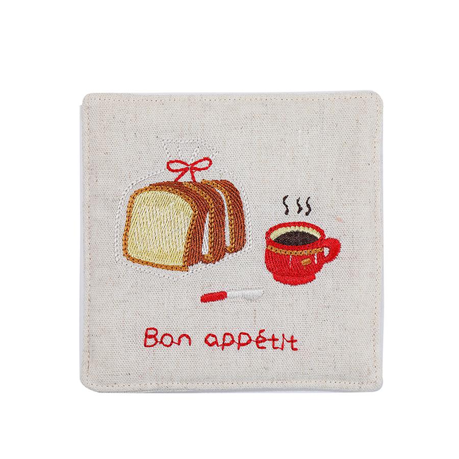 1pc Embroidered Coaster Couple Birthday Gift Home Decor Pendant Self Embroidered Coffee Coaster