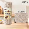 Microfiber Towel Rolls Dish Rags Wash Paper Towel  2026 Double Sided Cleaning Wipe Household Kitchen Cloth 1 Roll of 20 Sheets