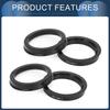INFINAUTO Hub Centric Ring 54.1mm Inner Diameter 67.1mm OD Car Wheel Hub Ring ABS Plastic Black 4pcs