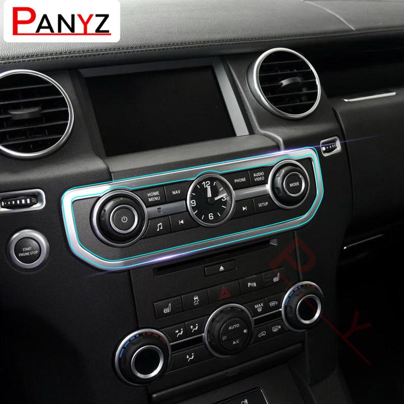 Interior Invisible Protective Film Vinyl Wrap TPU Stickers for Land Rover Discovery 4 LR4 CD Gear Shift Door Panel Protection