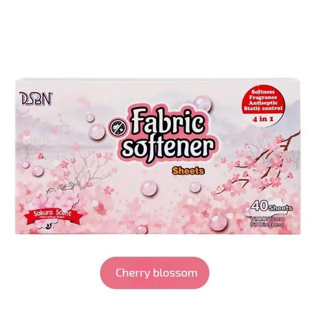 Laundry Fabric Softener Dryer Sheets Reduce Static & Wrinkles Help Repel Pet Hair Fragrance Clothes Paper Aromatherapy Paper