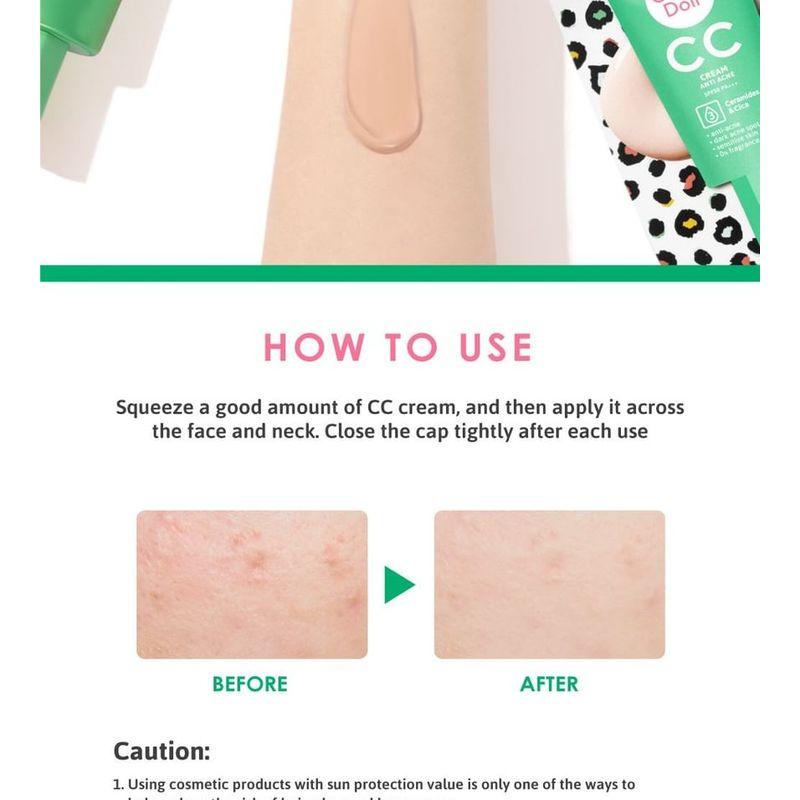 Cathy Doll - Crema CC Anti Acne SPF 50 PA+++