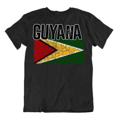 Flag T-Shirt Guyana Fashion Country Souvenir T-Shirt Pride Logo 4XL